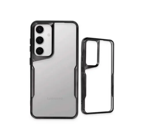 Samsung Galaxy S25 Kılıf Boyi Silikon Kapak - Siyah
