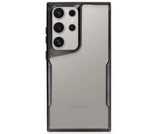 Samsung Galaxy S25 Ultra Kılıf Boyi Silikon Kapak - Siyah