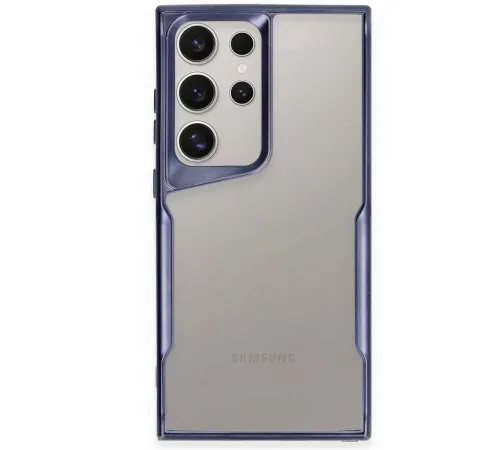 Samsung Galaxy S25 Ultra Kılıf Boyi Silikon Kapak - Lacivert
