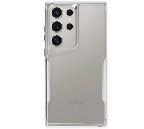 Samsung Galaxy S25 Ultra Kılıf Boyi Silikon Kapak - Gümüş