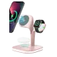 YM-UD22 Kablosuz Şarj Masaüstü Set - Pembe