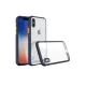Apple iPhone XS Max Kılıf Miami Şeffaf Silikon - Lacivert