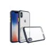 Apple iPhone XS Max Kılıf Miami Şeffaf Silikon - Lacivert