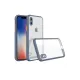 Apple iPhone XS Max Kılıf Miami Şeffaf Silikon - Gri