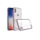 Apple iPhone XS Max Kılıf Miami Şeffaf Silikon - Açık Mor