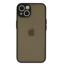Apple iPhone 15 Plus Kılıf Montreal Silikon Kapak - Siyah