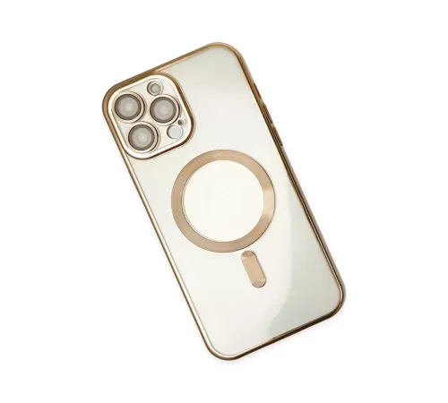 Apple iPhone 14 Pro Kılıf Kross Magneticsafe Kapak - Gold