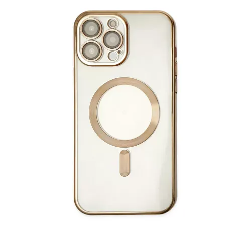 Apple iPhone 14 Pro Kılıf Kross Magneticsafe Kapak - Gold