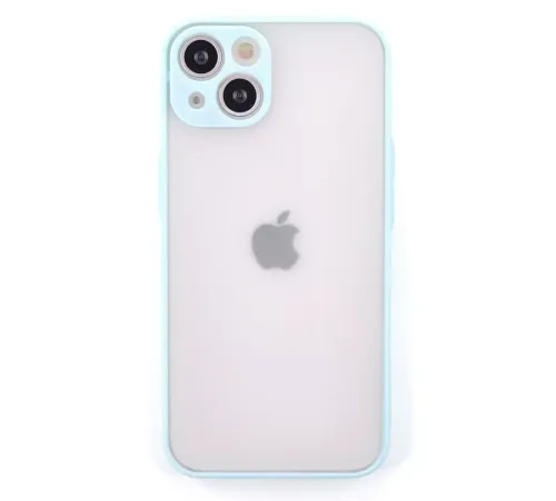 Apple iPhone 15 Plus Kılıf Montreal Silikon Kapak - Turkuaz