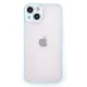 Apple iPhone 15 Plus Kılıf Montreal Silikon Kapak - Turkuaz