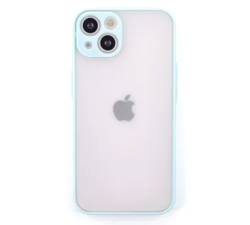 Apple iPhone 15 Plus Kılıf Montreal Silikon Kapak - Turkuaz