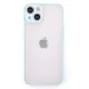 Apple iPhone 15 Plus Kılıf Montreal Silikon Kapak - Turkuaz