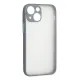 Apple iPhone 15 Plus Kılıf Montreal Silikon Kapak - Gri