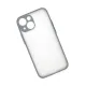 Apple iPhone 15 Plus Kılıf Montreal Silikon Kapak - Gri