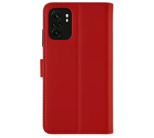 Xiaomi Mi Note 10 Trend S Plus Kapaklı Kılıf - Kırmızı