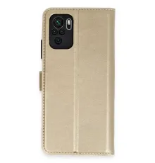 Xiaomi Mi Note 10 Trend S Plus Kapaklı Kılıf - Gold