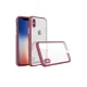 Apple iPhone XS Max Kılıf Miami Şeffaf Silikon - Fuşya