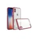 Apple iPhone XS Max Kılıf Miami Şeffaf Silikon - Fuşya