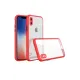 Apple iPhone XS Max Kılıf Miami Şeffaf Silikon - Kırmızı