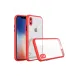Apple iPhone XS Max Kılıf Miami Şeffaf Silikon - Kırmızı