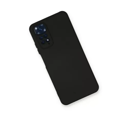 Xiaomi Redmi Note 11 Kılıf Nano içi Kadife Silikon - Siyah