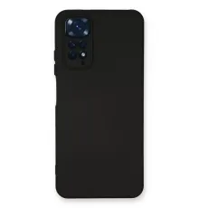 Xiaomi Redmi Note 11 Kılıf Nano içi Kadife Silikon - Siyah