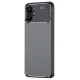Samsung Galaxy A06 Kılıf Auto Focus Karbon Kapak - Siyah