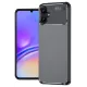 Samsung Galaxy A06 Kılıf Auto Focus Karbon Kapak - Siyah