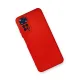 Xiaomi Redmi Note 11 Kılıf Nano içi Kadife Silikon - Kırmızı