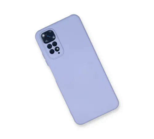 Xiaomi Redmi Note 11 Kılıf Nano içi Kadife Silikon - Lila
