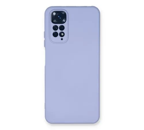 Xiaomi Redmi Note 11 Kılıf Nano içi Kadife Silikon - Lila