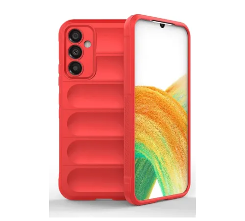 Samsung A36 Kılıf Optimum Silikon - Kırmızı