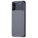 Samsung Galaxy A06 Kılıf Auto Focus Karbon Kapak - Lacivert