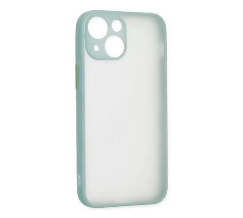 Apple iPhone 15 Plus Kılıf Montreal Silikon Kapak - Açık Yeşil