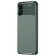 Samsung Galaxy A06 Kılıf Auto Focus Karbon Kapak - Koyu Yeşil