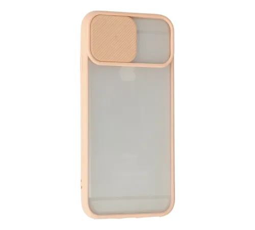 Apple iPhone 6 Kılıf Palm Buzlu Kamera Sürgülü Silikon - Pembe