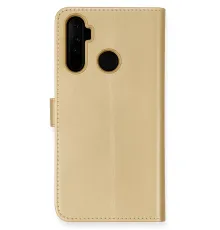 Realme 6i Kılıf Trend S Plus Kapaklı Kılıf - Gold