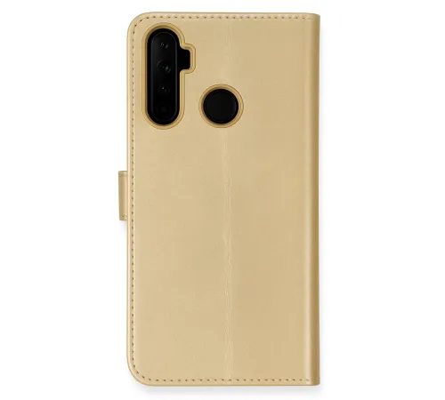Realme 6i Kılıf Trend S Plus Kapaklı Kılıf - Gold