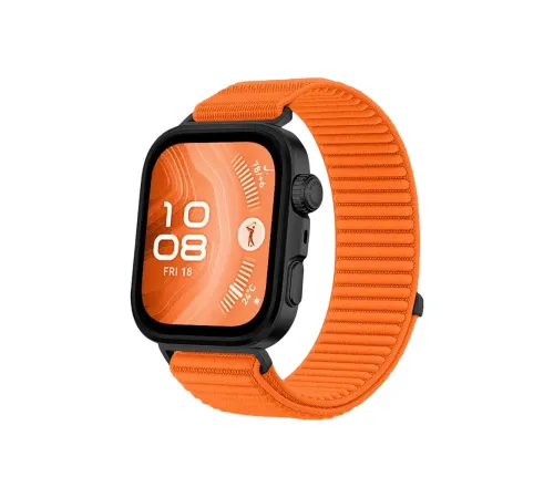 Huawei Fit 4 Braid Kordon - Turuncu