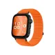 Huawei Fit 4 Braid Kordon - Turuncu