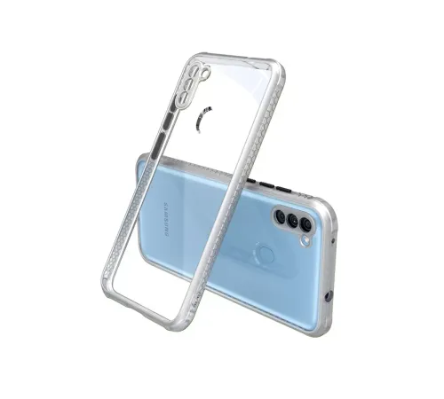 Samsung Galaxy A11 Kılıf Miami Şeffaf Silikon - Şeffaf
