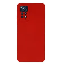 Xiaomi Redmi Note 11 Pro Kılıf Nano içi Kadife Silikon - Kırmızı