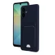 Samsung Galaxy A06 Kılıf Kelvin Kartvizitli Silikon - Lacivert
