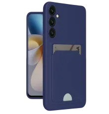 Samsung Galaxy A16 5G Kılıf Kelvin Kartvizitli Silikon - Lacivert