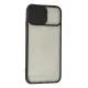 Apple iPhone 6 Plus Kılıf Palm Buzlu Kamera Sürgülü Silikon - Siyah