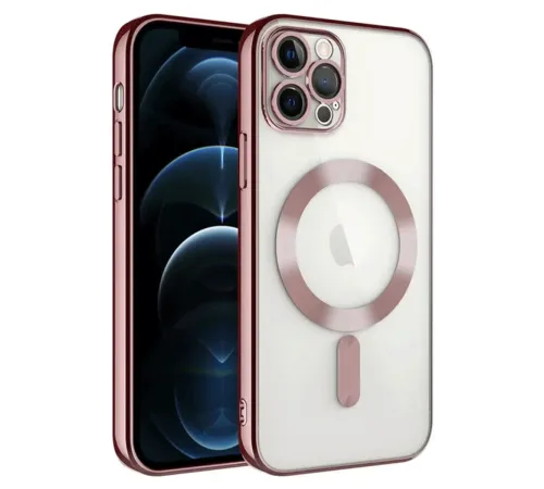 Apple iPhone 14 Pro Max Kılıf Kross Magneticsafe Kapak - Rose