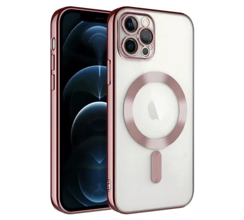 Apple iPhone 14 Pro Max Kılıf Kross Magneticsafe Kapak - Rose