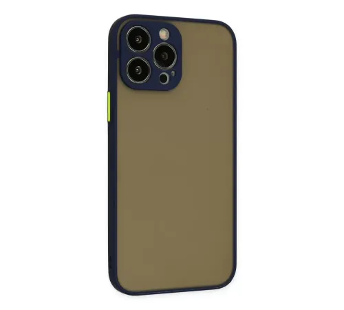 Apple iPhone 15 Pro Kılıf Montreal Silikon Kapak - Lacivert