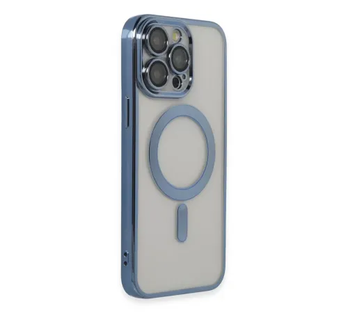 Apple iPhone 14 Pro Max Kılıf Kross Magneticsafe Kapak - Sierra Blue