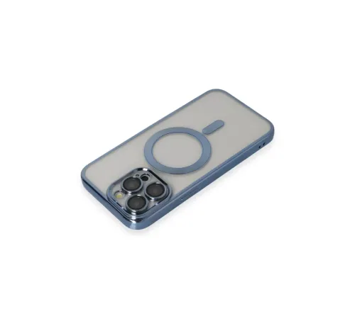 Apple iPhone 14 Pro Max Kılıf Kross Magneticsafe Kapak - Sierra Blue